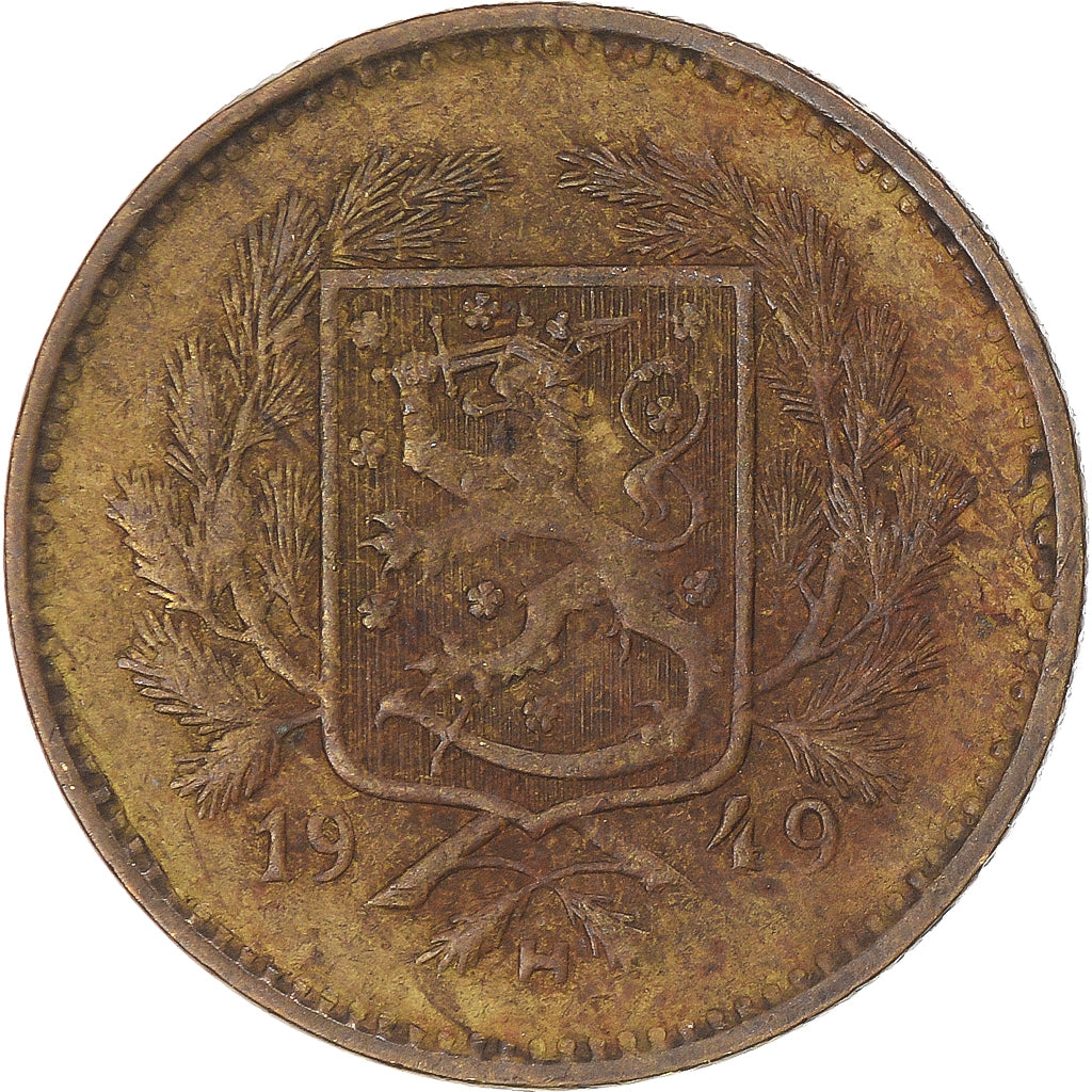 Moeda, Finlândia, 5 Markkaa, 1949