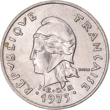 Moeda, Novas Hébridas, 10 Francs, 1975