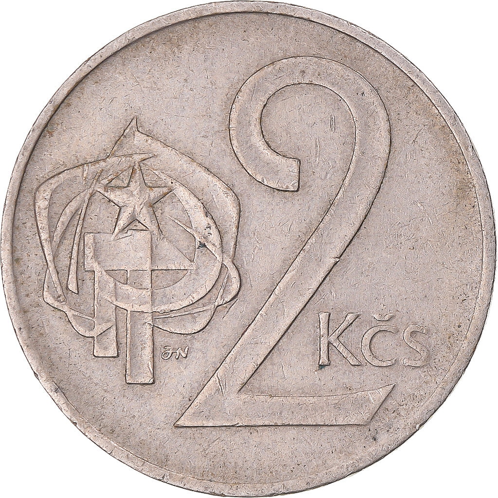 Moneta, Czechosłowacja, 2 Koruny, 1980