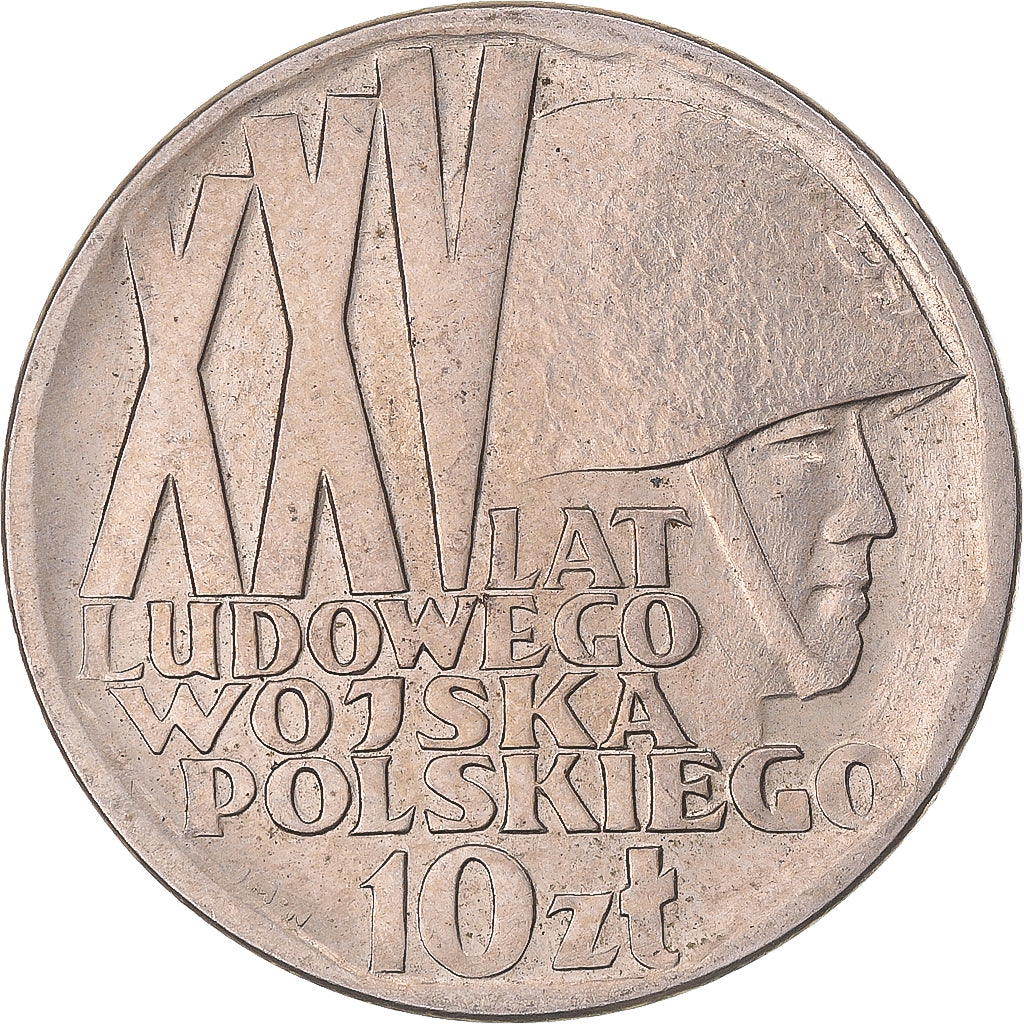 Monnaie, Pologne, 10 Zlotych, 1968