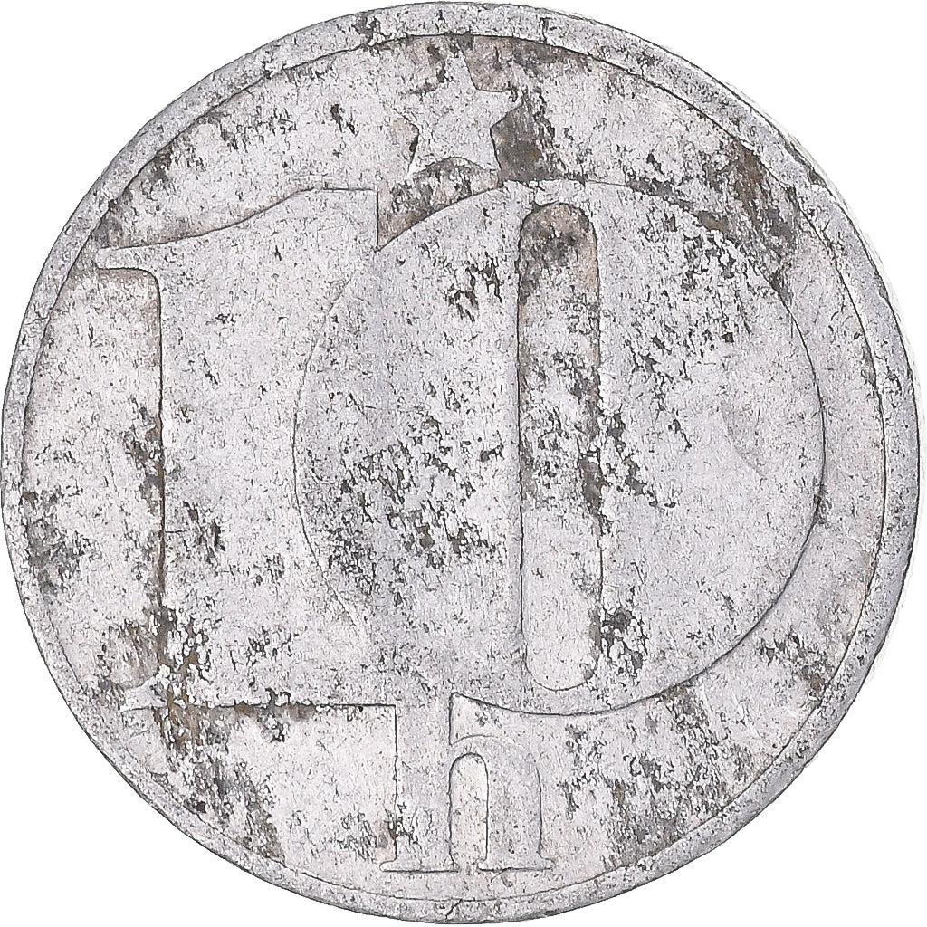 Monnaie, Tchécoslovaquie, 10 Haleru, 1977