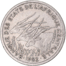 Coin, Central African States, 50 Francs, 1982