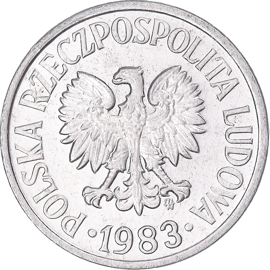 Moneta, Polonia, 10 Groszy, 1983