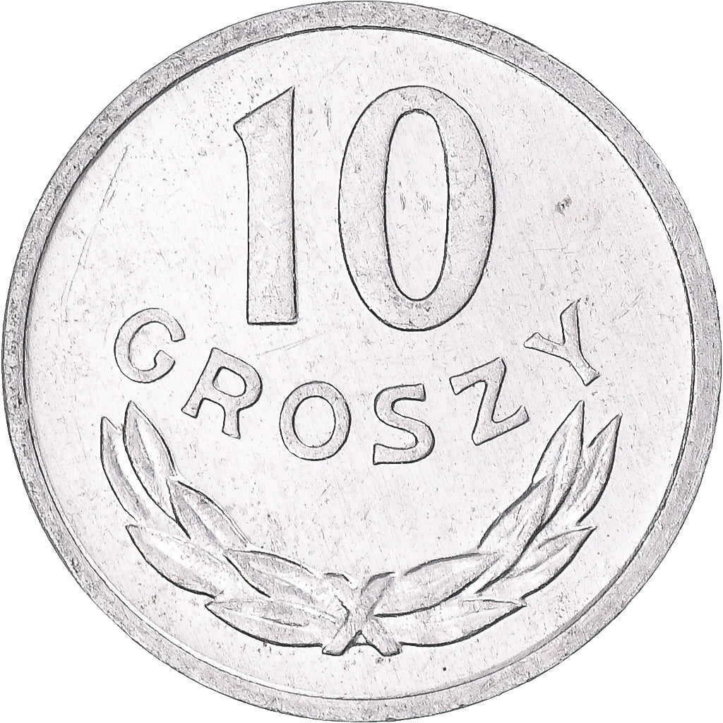Moneta, Polonia, 10 Groszy, 1983