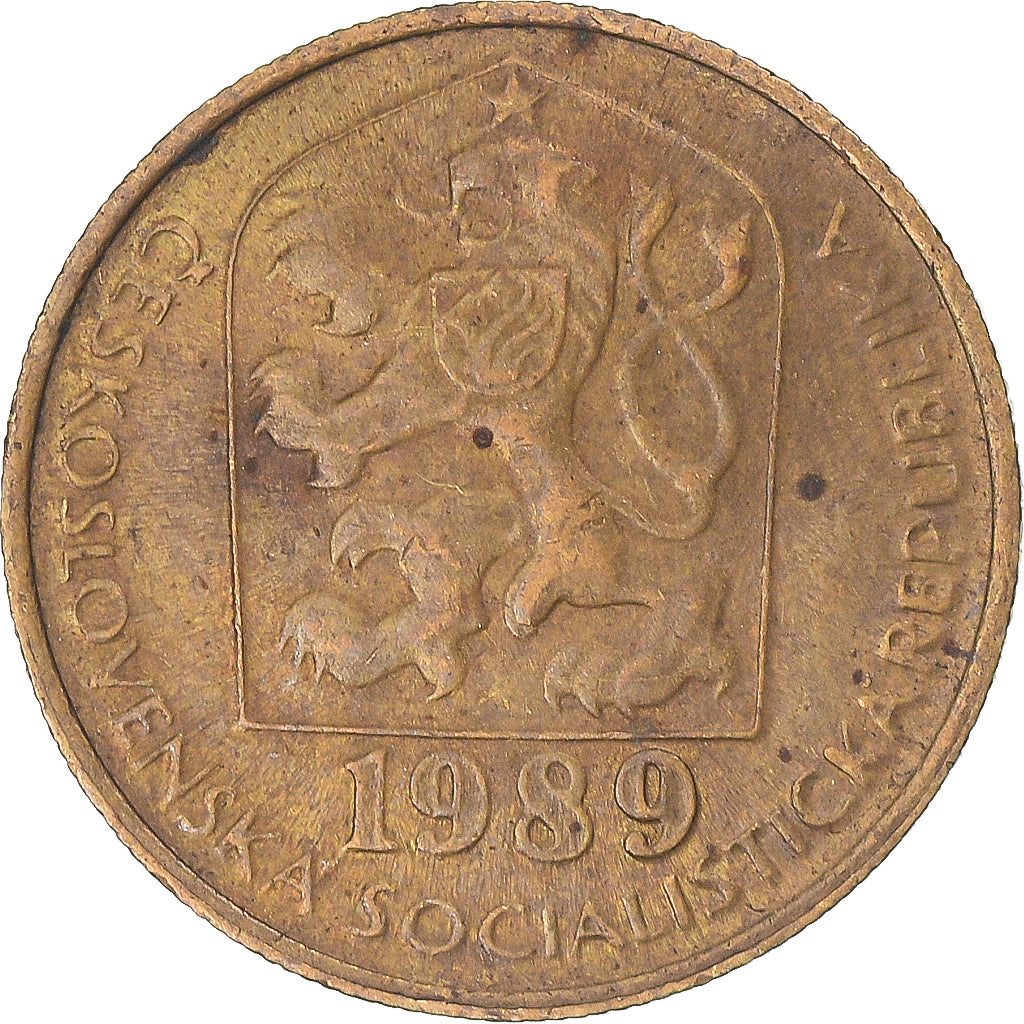 Monnaie, Tchécoslovaquie, 20 Haleru, 1989