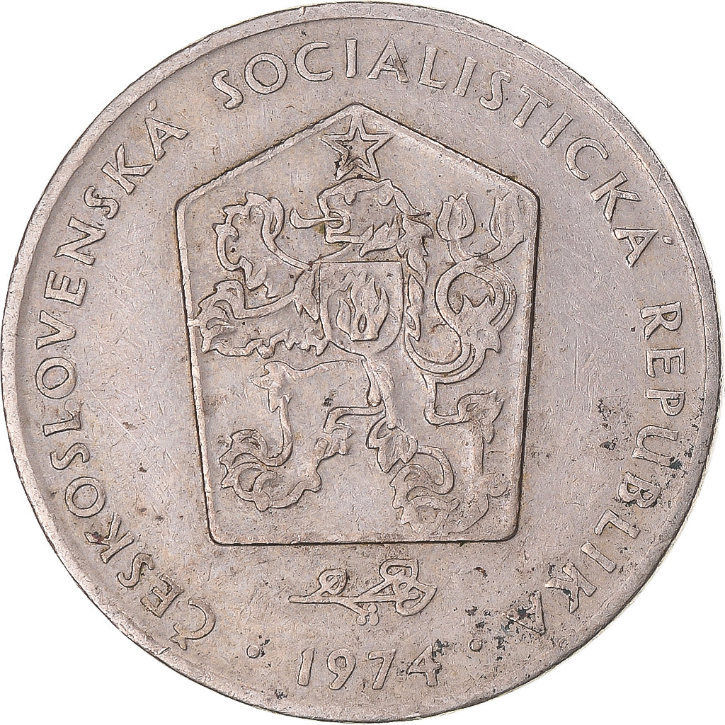 Moneta, Czechosłowacja, 2 Koruny, 1974