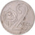 Coin, Czechoslovakia, 2 Koruny, 1974