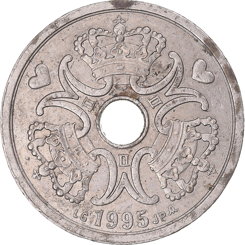 Monnaie, Danemark, 2 Kroner, 1995