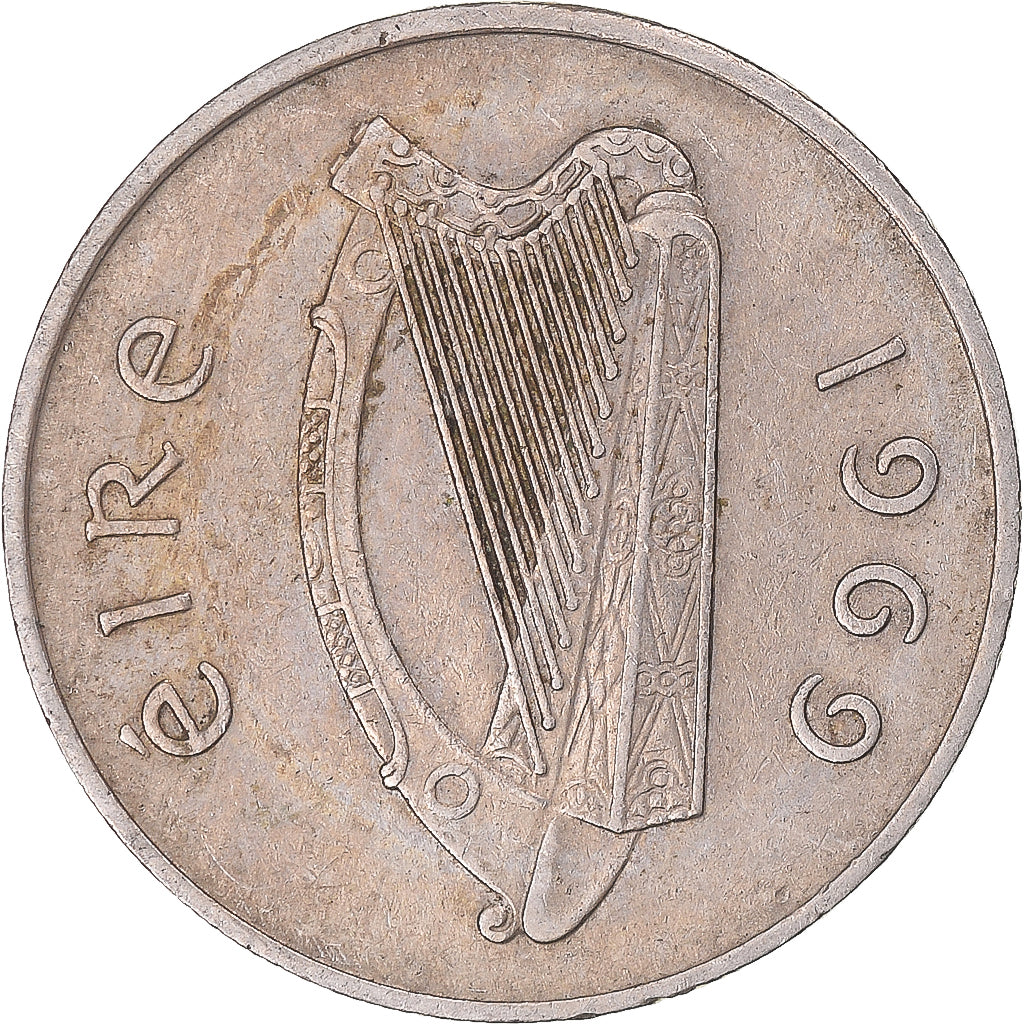 Coin, Ireland, 5 Pence, 1969