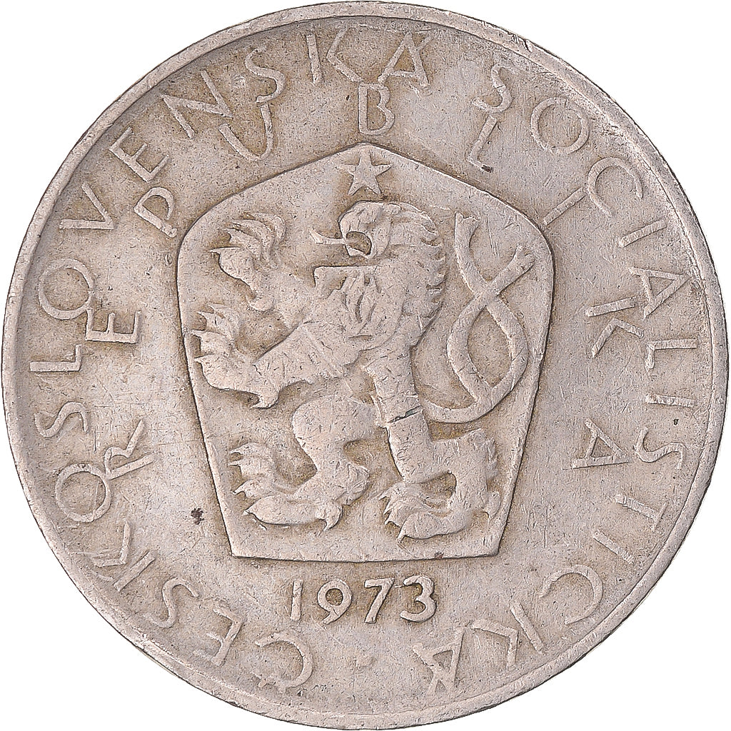 Moneta, Czechosłowacja, 5 Korun, 1973