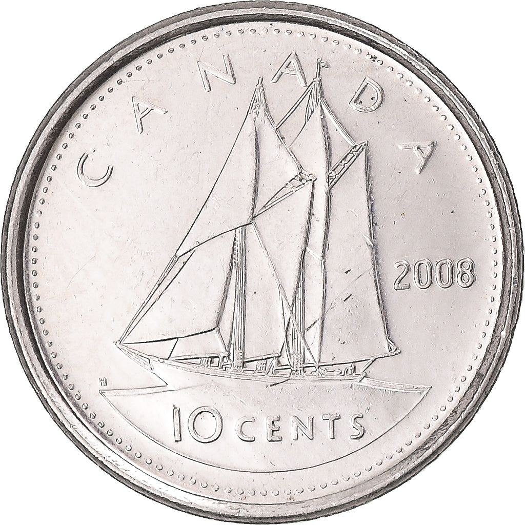 Munten, Canada, 10 Cents, 2008