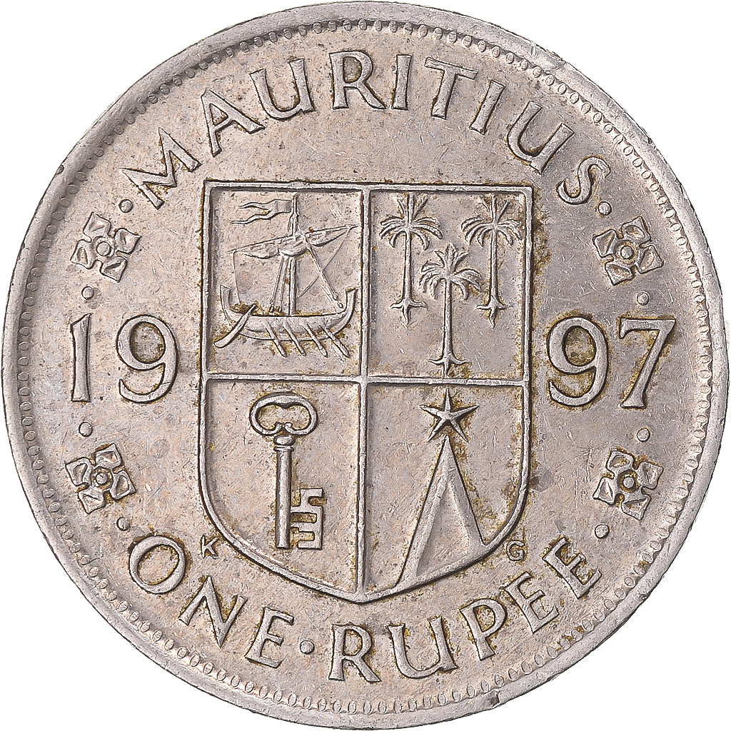 Monnaie, Maurice, Rupee, 1997