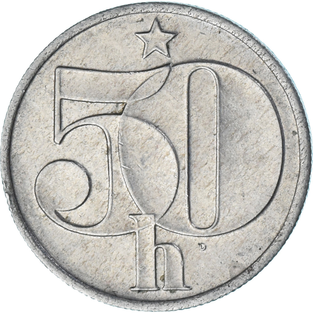 Czechoslovakia, 50 Haleru, 1987