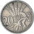 Coin, Czechoslovakia, 20 Haleru, 1921