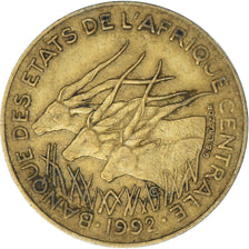 Coin, Central African States, 10 Francs, 1992