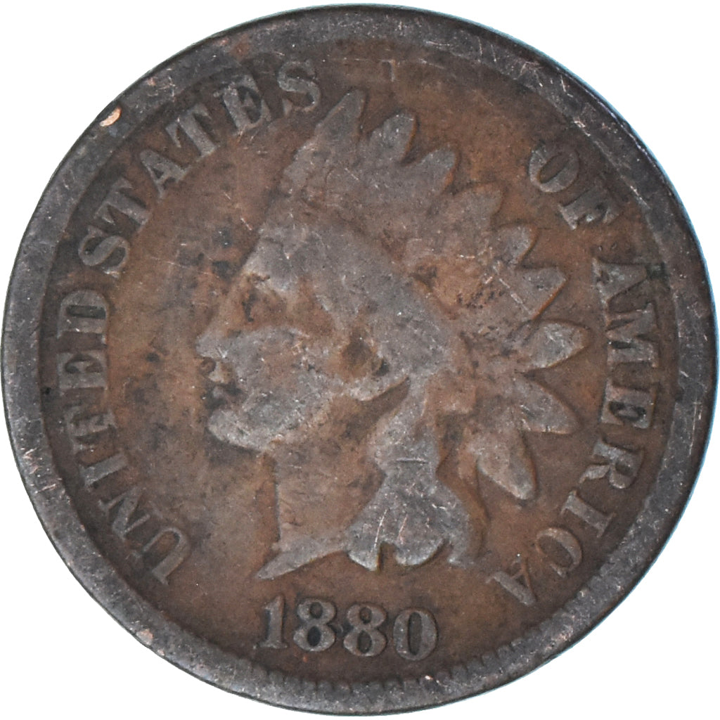Monnaie, États-Unis, Cent, 1880