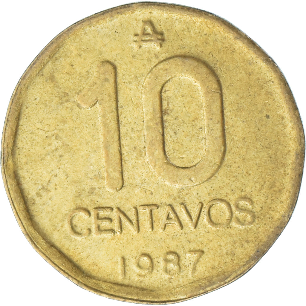 Argentina, 10 Centavos, 1987