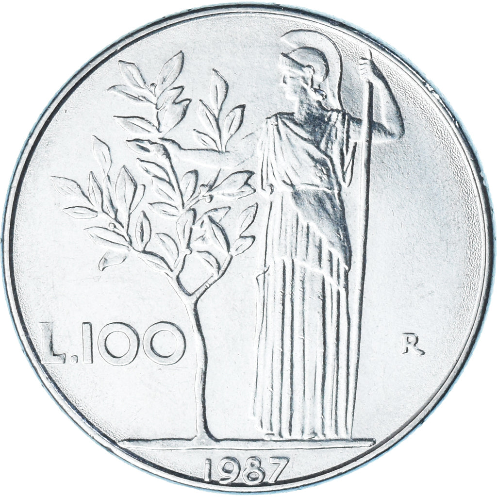 Italy, 100 Lire, 1987