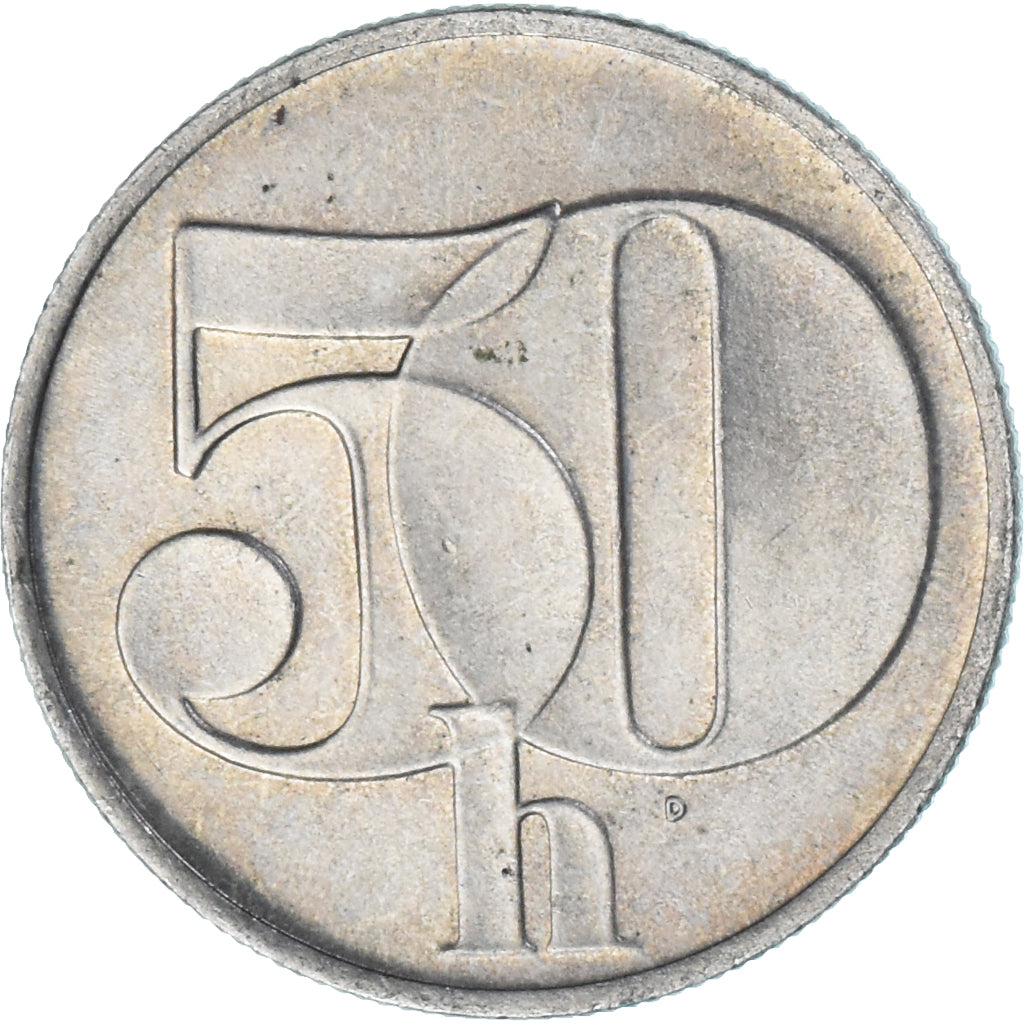 Tschechoslowakei, 50 Haleru, 1992