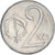 Coin, Czechoslovakia, 2 Koruny, 1991