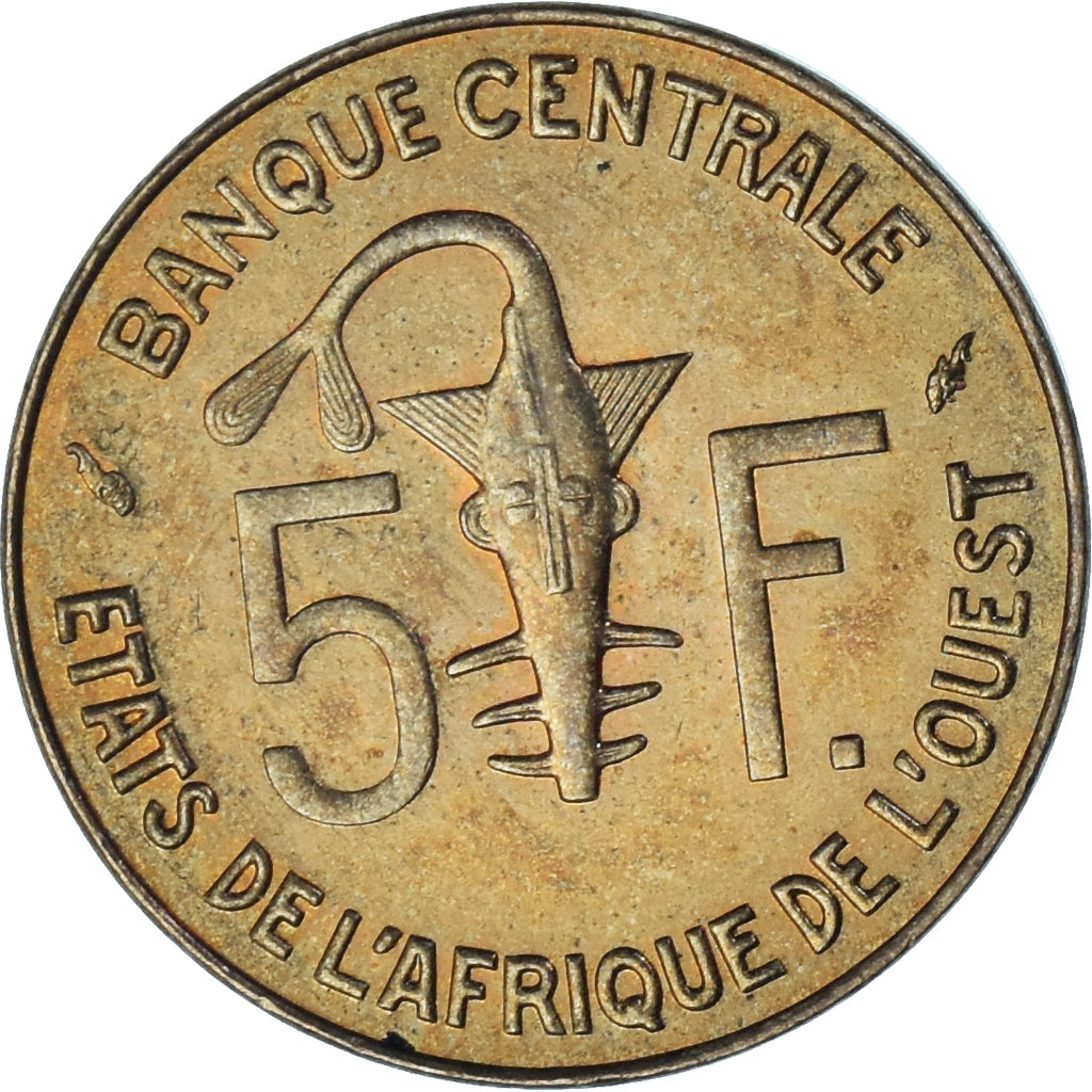 Estados da África Ocidental, 5 Francs, 1976