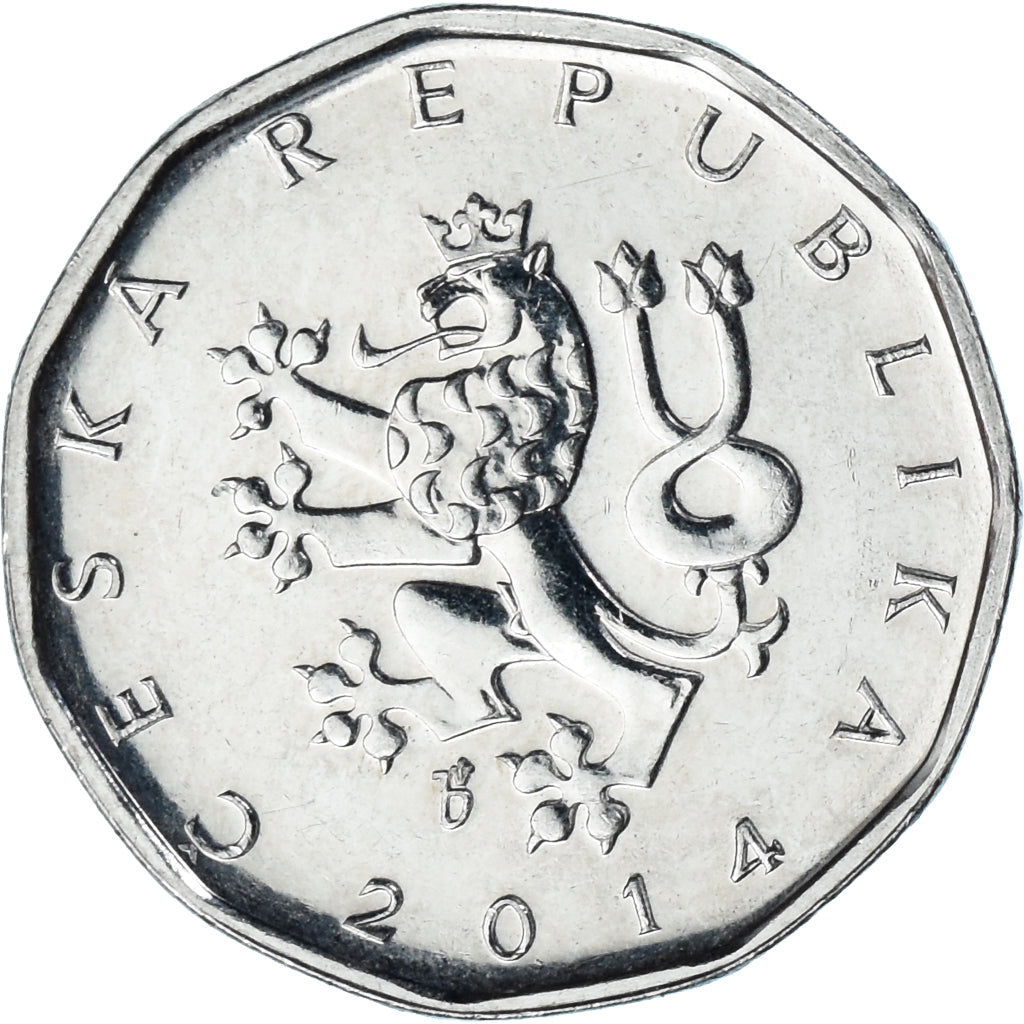 Czech Republic, 2 Koruny, 2014
