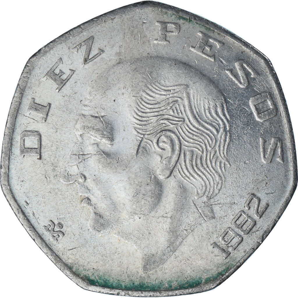 Mexico, 10 Pesos, 1982