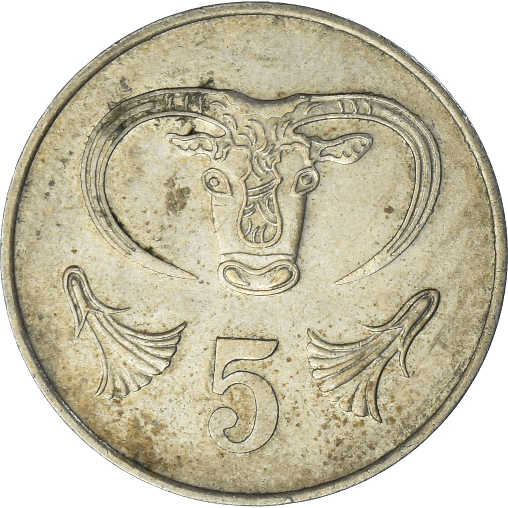 Moneta, Cipro, 5 Cents, 1983