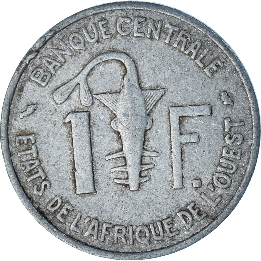 Münze, West African States, Franc, 1972