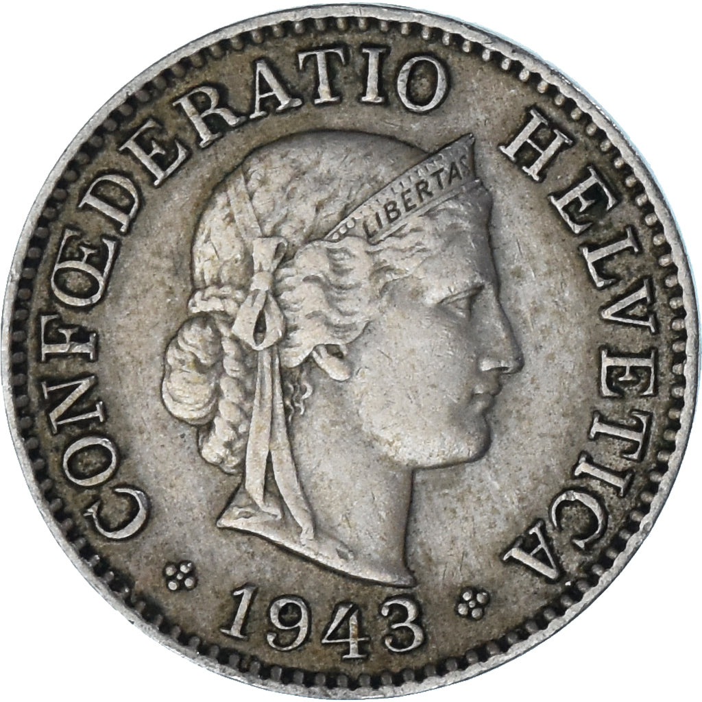 Switzerland, 5 Rappen, 1943