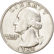 Coin, United States, Washington Quarter, Quarter, 1962, U.S. Mint, Philadelphia