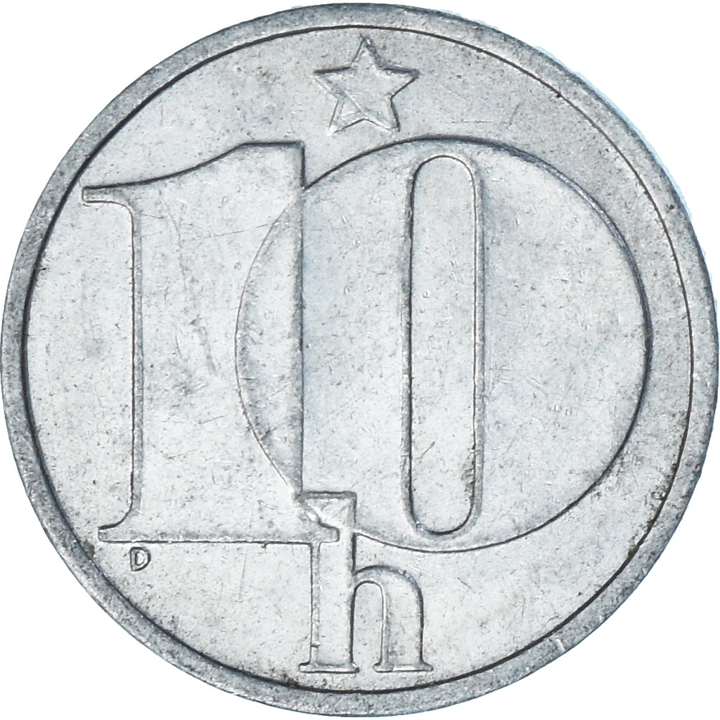 Munten, Tsjecho-Slowakije, 10 Haleru, 1985