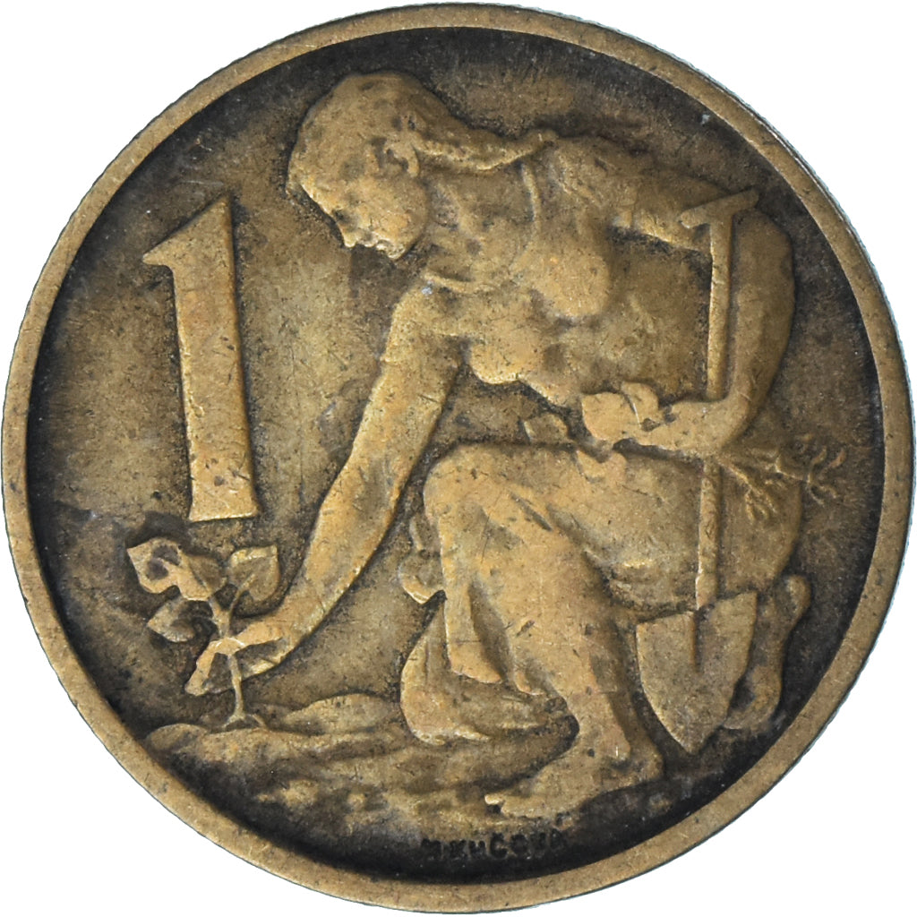 Coin, Czechoslovakia, Koruna, 1957