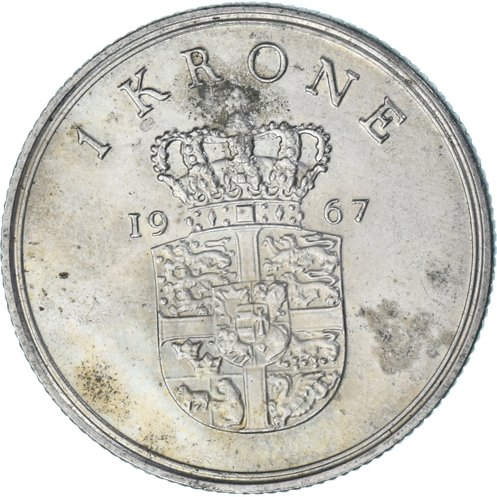 Moneta, Danimarca, Krone, 1967