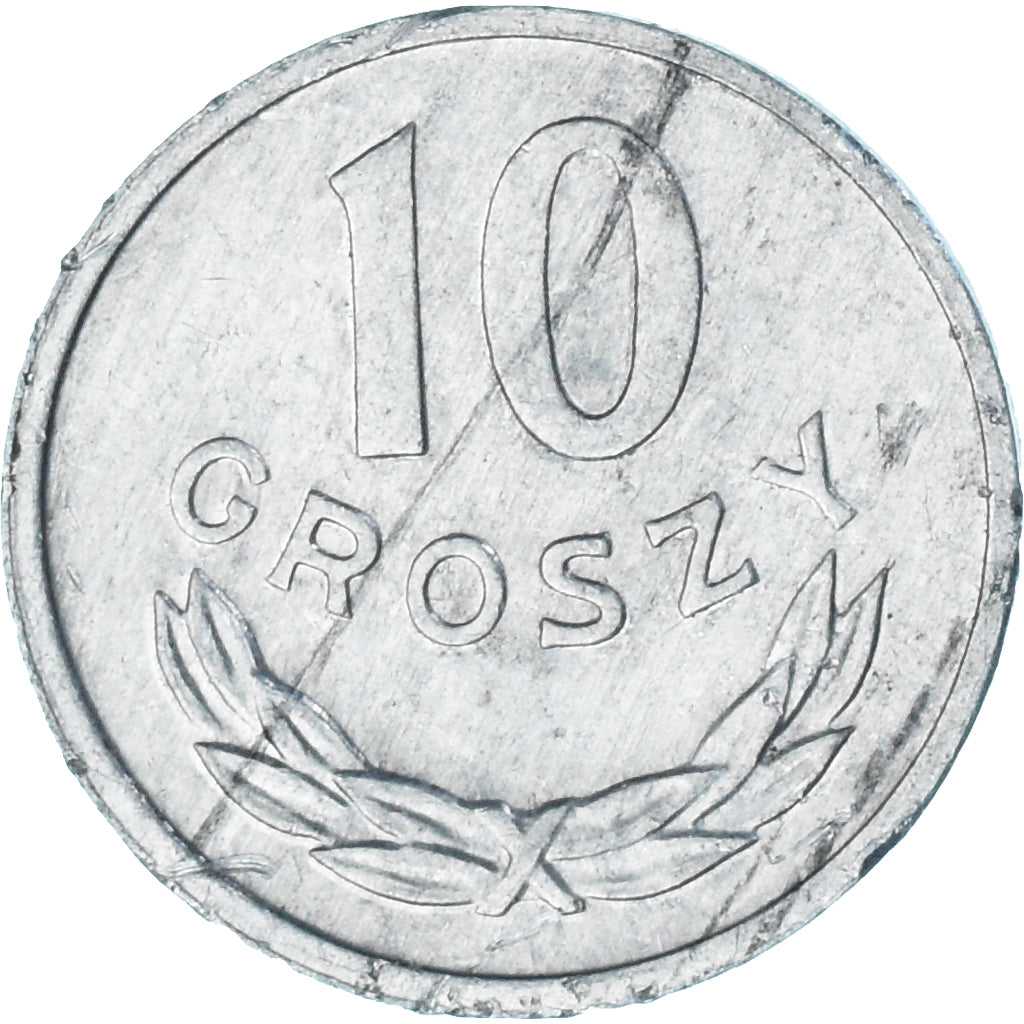 Moneta, Polonia, 10 Groszy, 1980