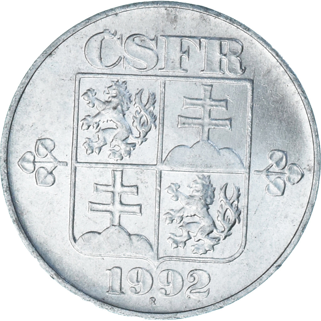 Monnaie, Tchécoslovaquie, 10 Haleru, 1992