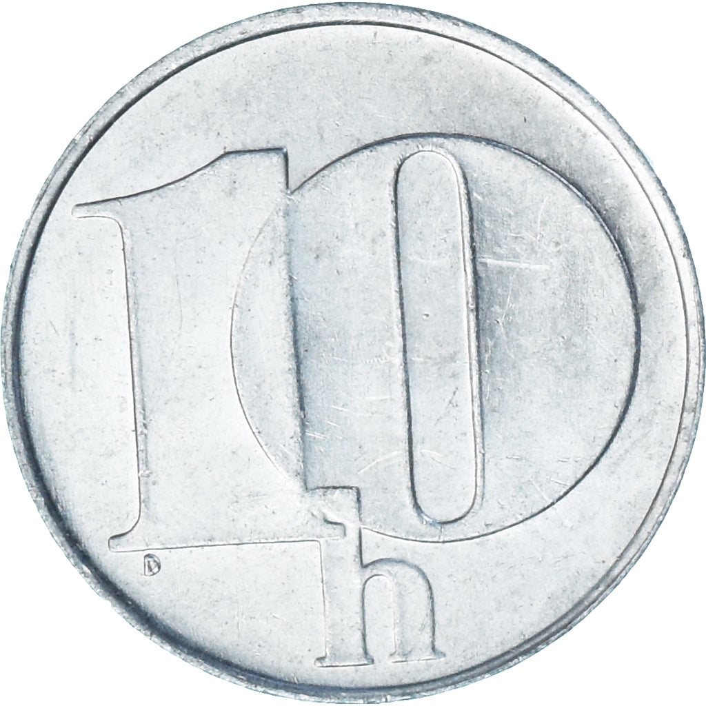 Monnaie, Tchécoslovaquie, 10 Haleru, 1992