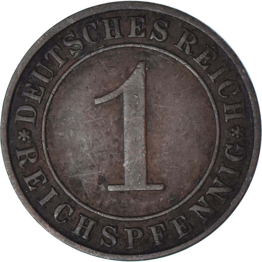 Monnaie, Allemagne, Reichspfennig, 1928