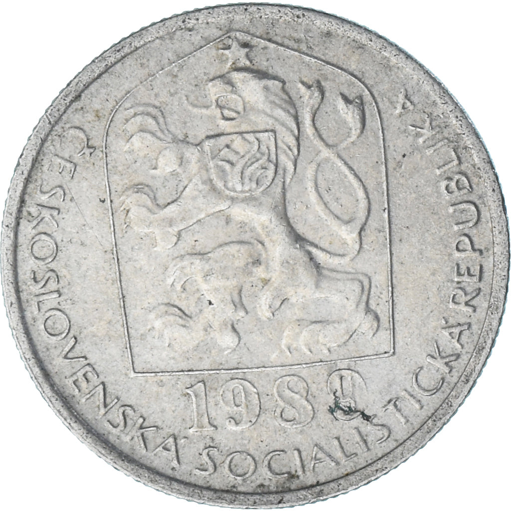 Coin, Czechoslovakia, 50 Haleru, 1980
