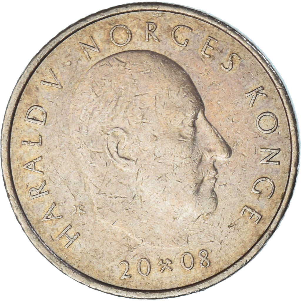 Noorwegen, 10 Kroner, 2008