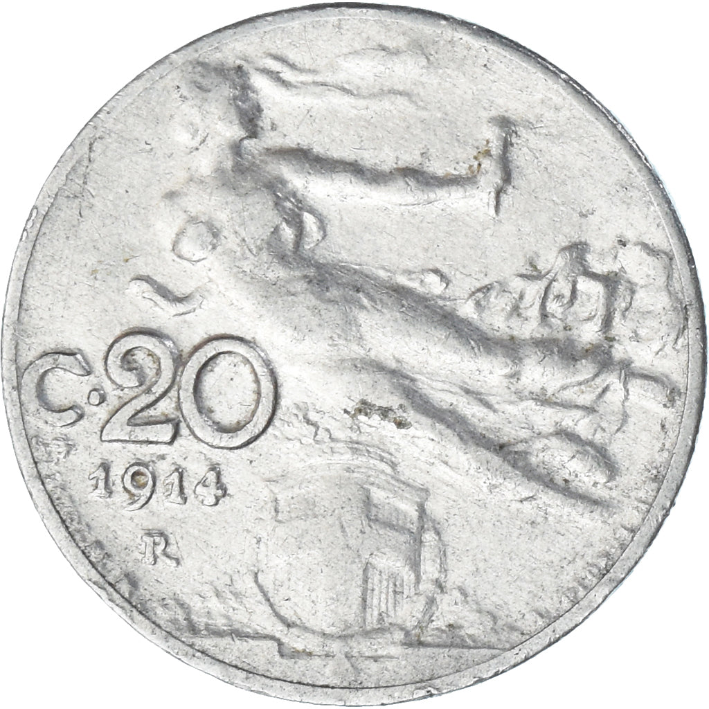 Coin, Italy, 20 Centesimi, 1914