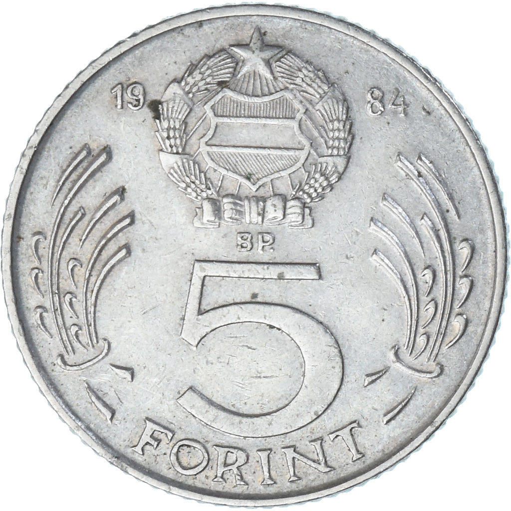 Moneta, Ungheria, 5 Forint, 1984