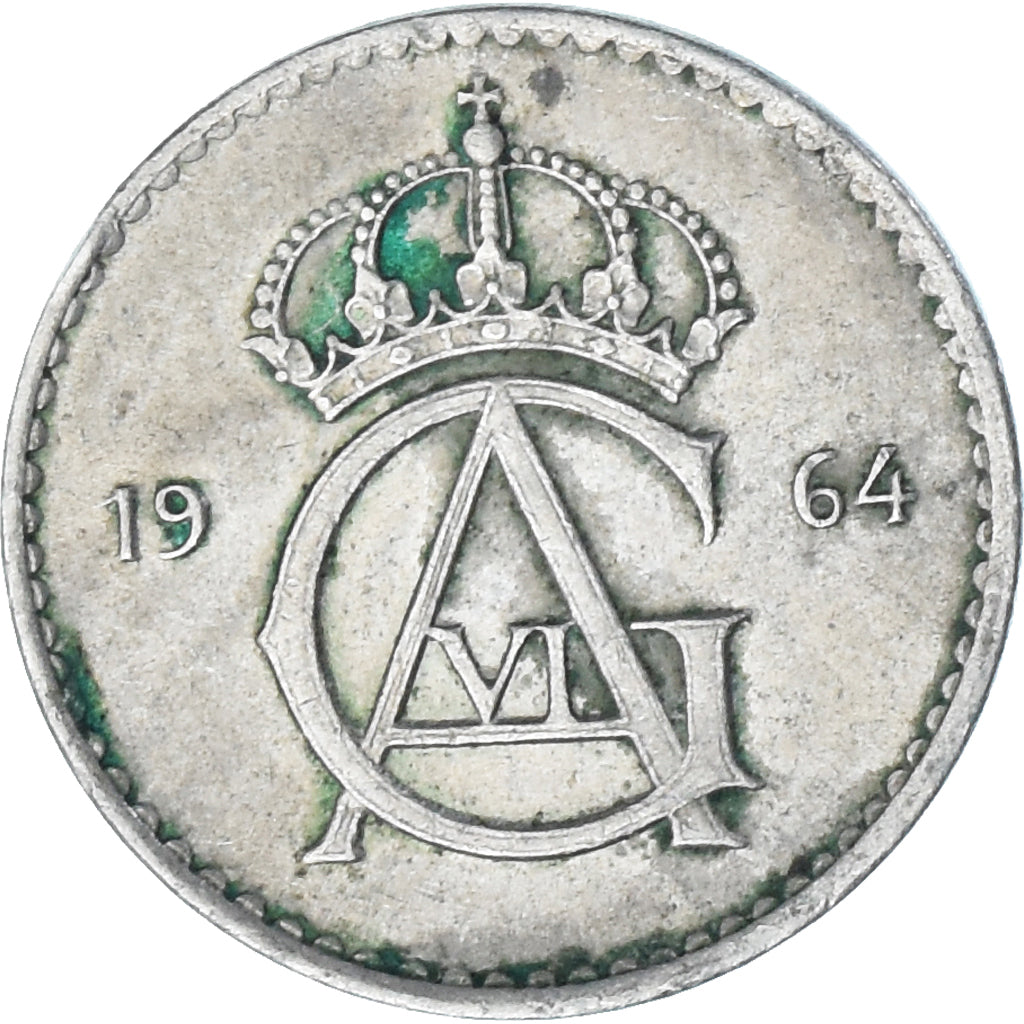 Suécia, 10 Öre, 1964