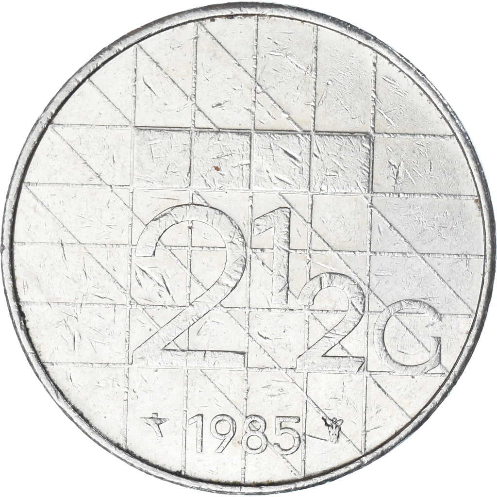 Paesi Bassi, 2-1/2 Gulden, 1985