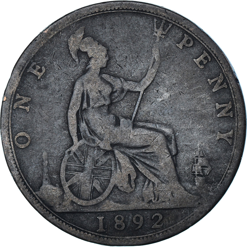 Monnaie, Grande-Bretagne, Penny, 1892