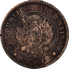 Coin, Argentina, Centavo, 1891