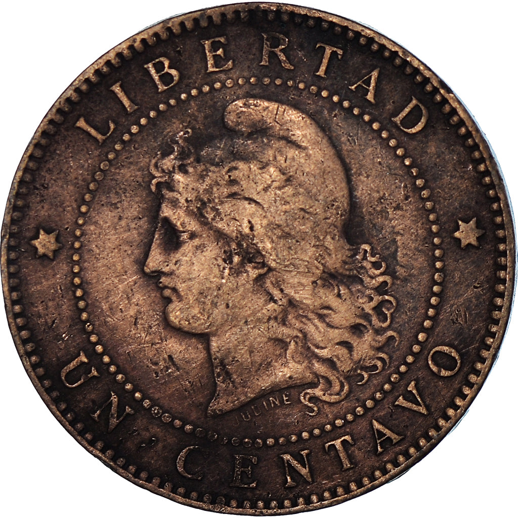 Coin, Argentina, Centavo, 1891