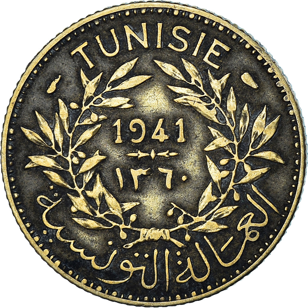 Munten, Tunisië, Franc, 1941