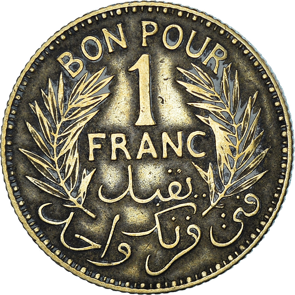 Munten, Tunisië, Franc, 1941