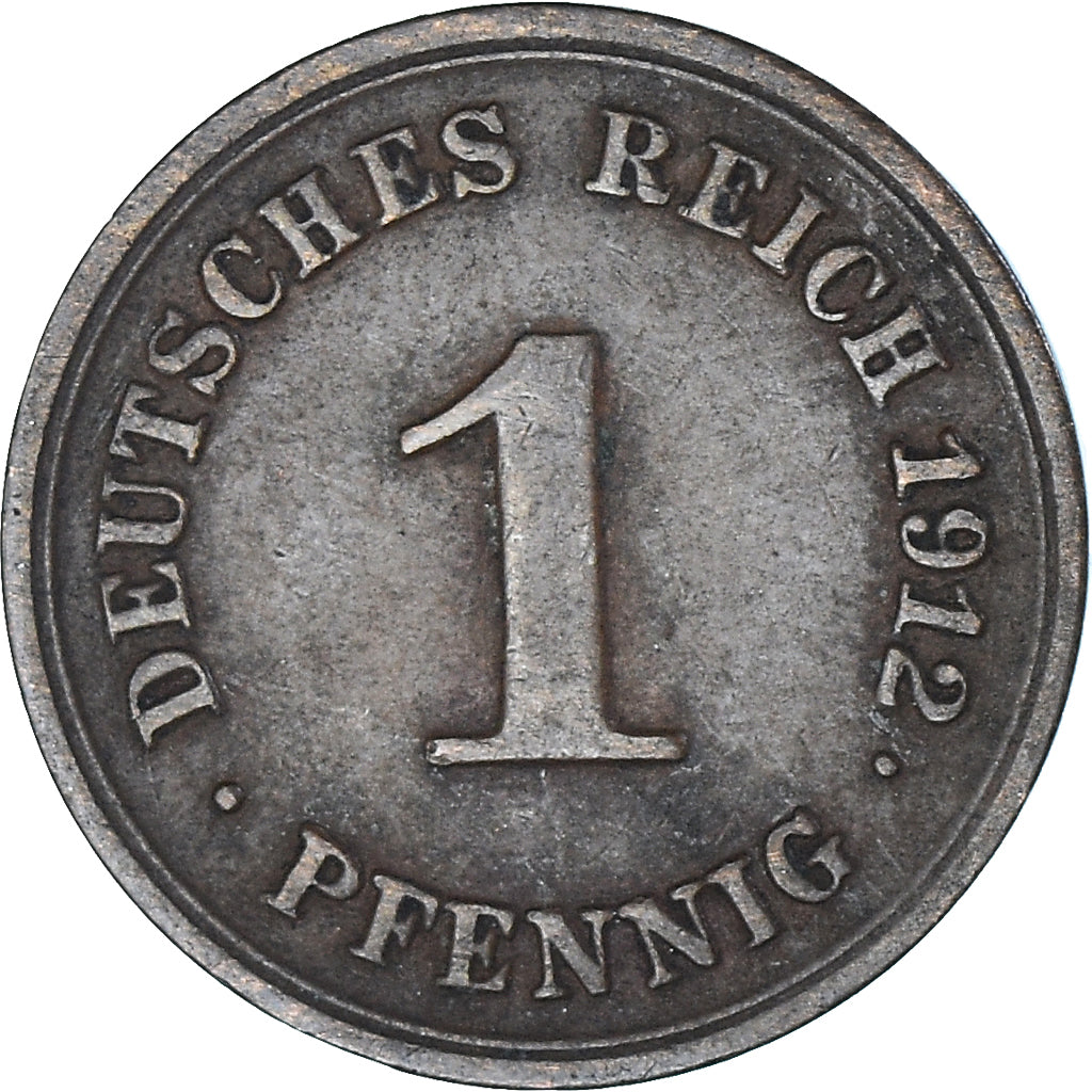 Moneta, Niemcy, Pfennig, 1912